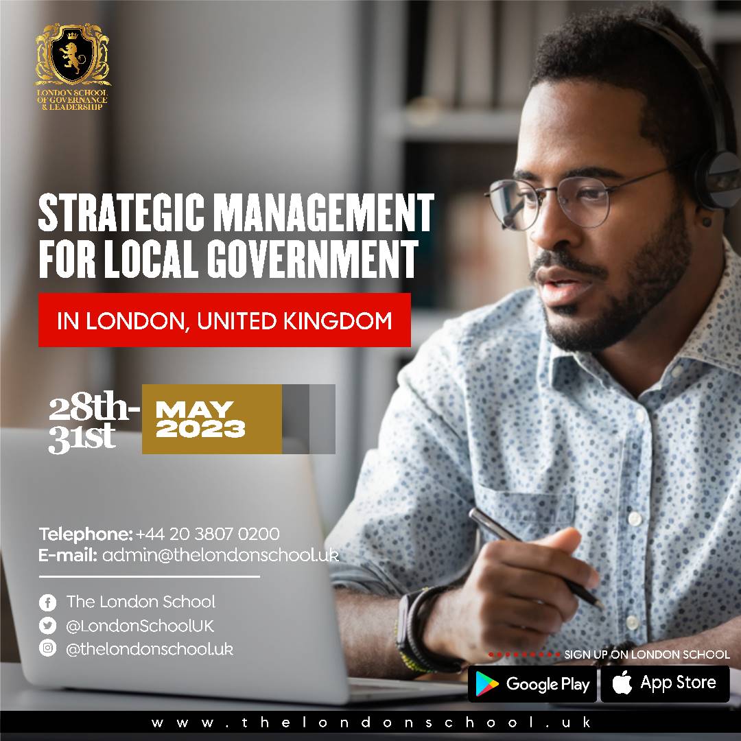 Strategic Management For Local Government - Application Fee